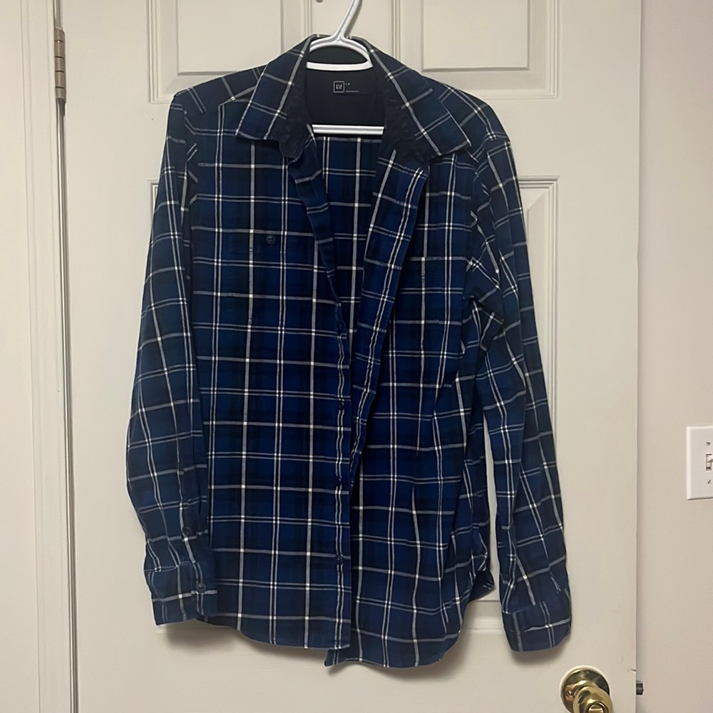 Boy’s Large Blue Flannel from GAP